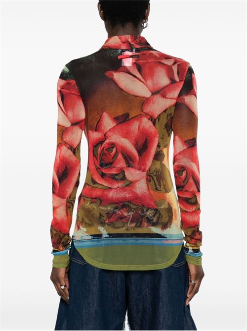 Camicia con stampa Roses JEAN PAUL GAULTIER | 2425UCH013T547403050